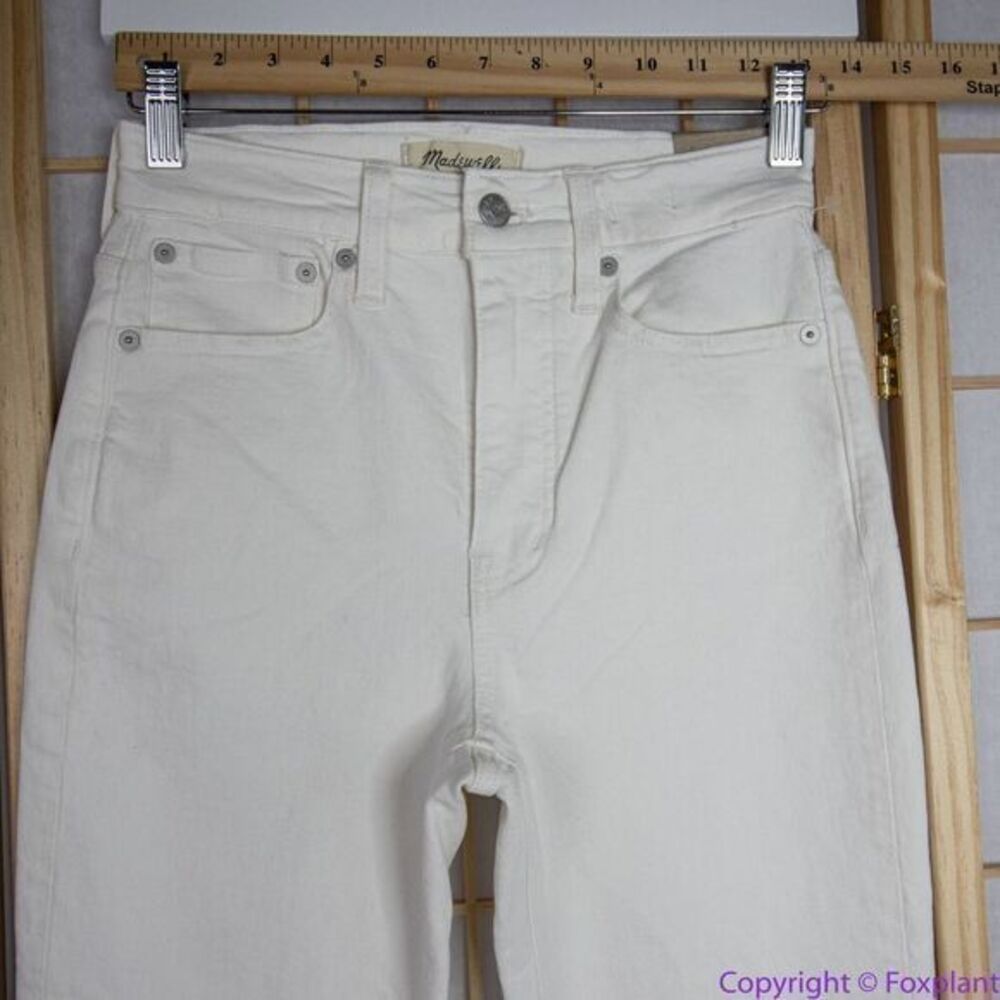 NEW Madewell The High-Rise Perfect Vintage Jean‎ in Tile White, 24 - Picture 5 of 16